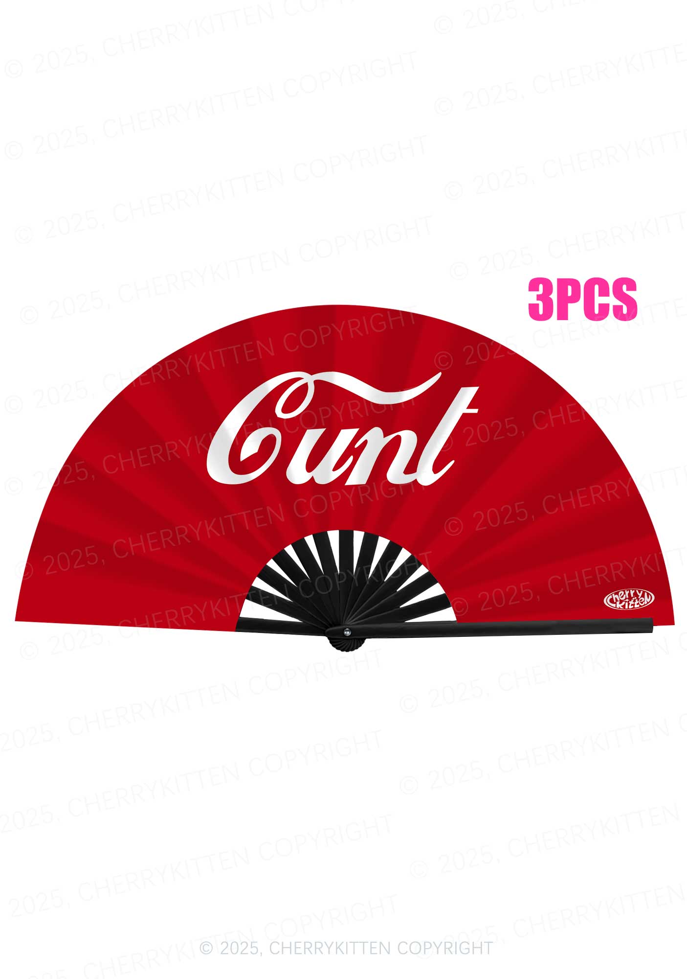 Special Cxxt Y2K Rave Hand Fan Cherrykitten