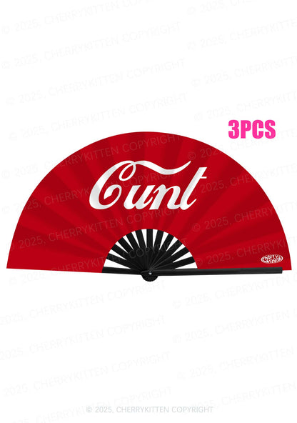 Special Cxxt Y2K Rave Hand Fan Cherrykitten