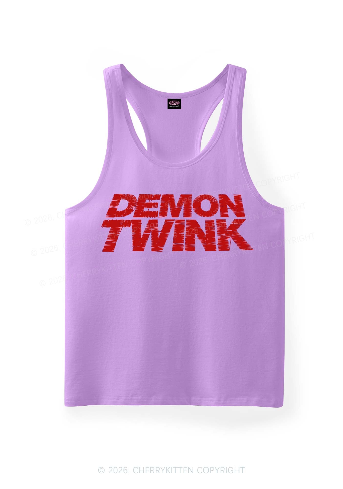 Demon Twink Pride Y2K Men Racerback Tank Top Cherrykitten
