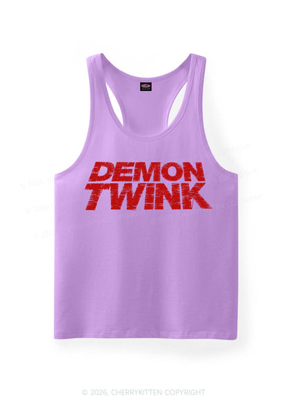 Demon Twink Pride Y2K Men Racerback Tank Top Cherrykitten