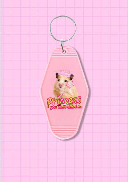 Princess You Can't Afford Me 1Pc Y2K Hotel Keychain Cherrykitten