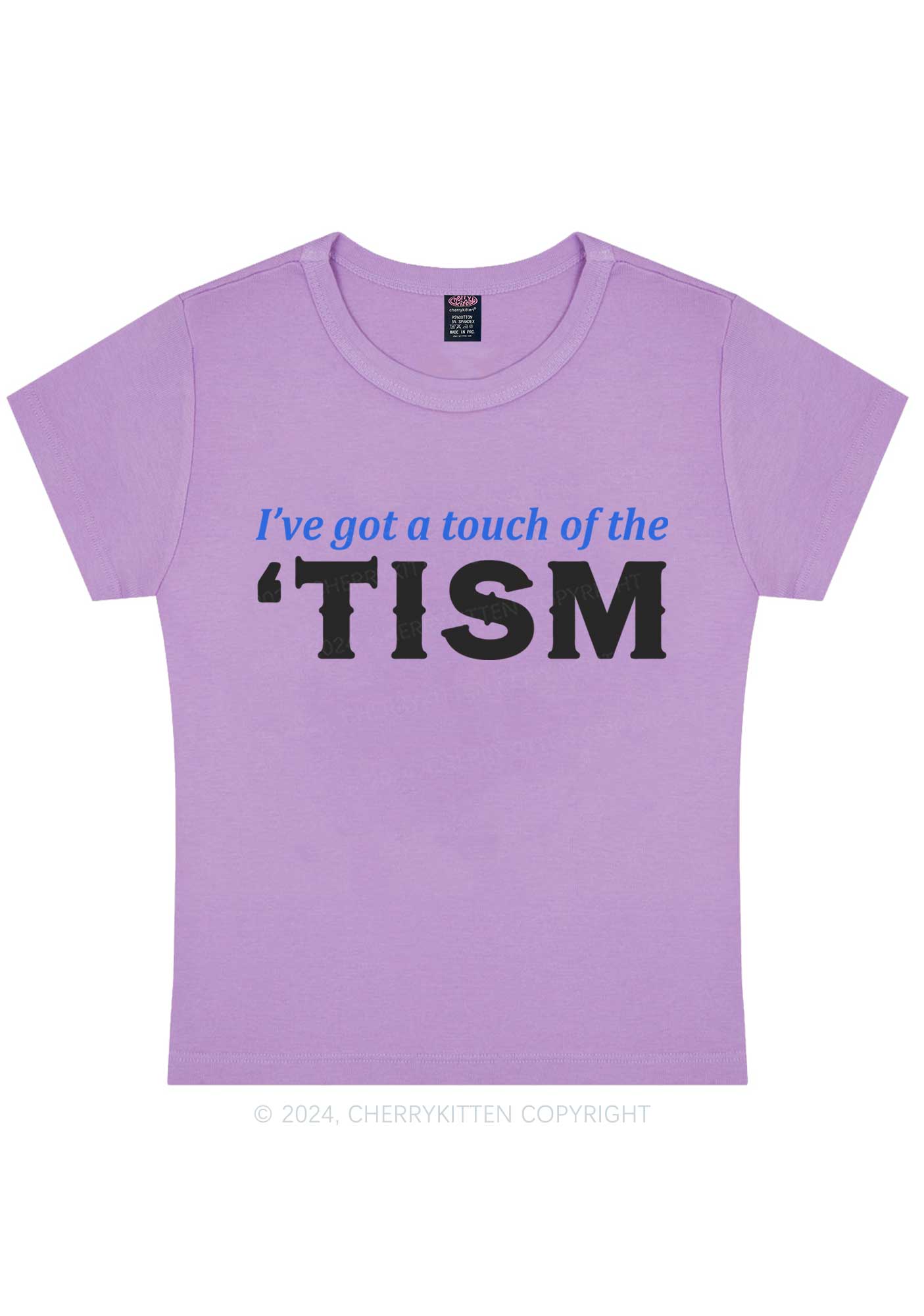 Got A Touch Of TISM Y2K Baby Tee Cherrykitten