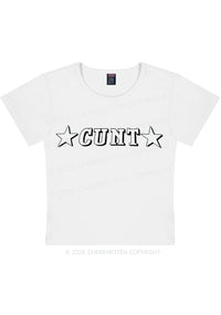 Star Count Y2K Baby Tee Cherrykitten