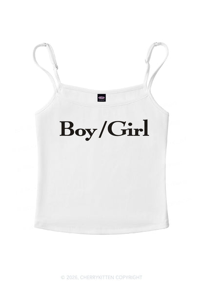 Boy Or Girl Pride Y2K Spaghetti Strap Cami Cherrykitten
