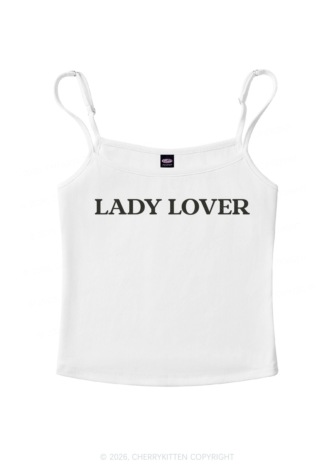 Lady Lover Pride Y2K Spaghetti Strap Cami Cherrykitten