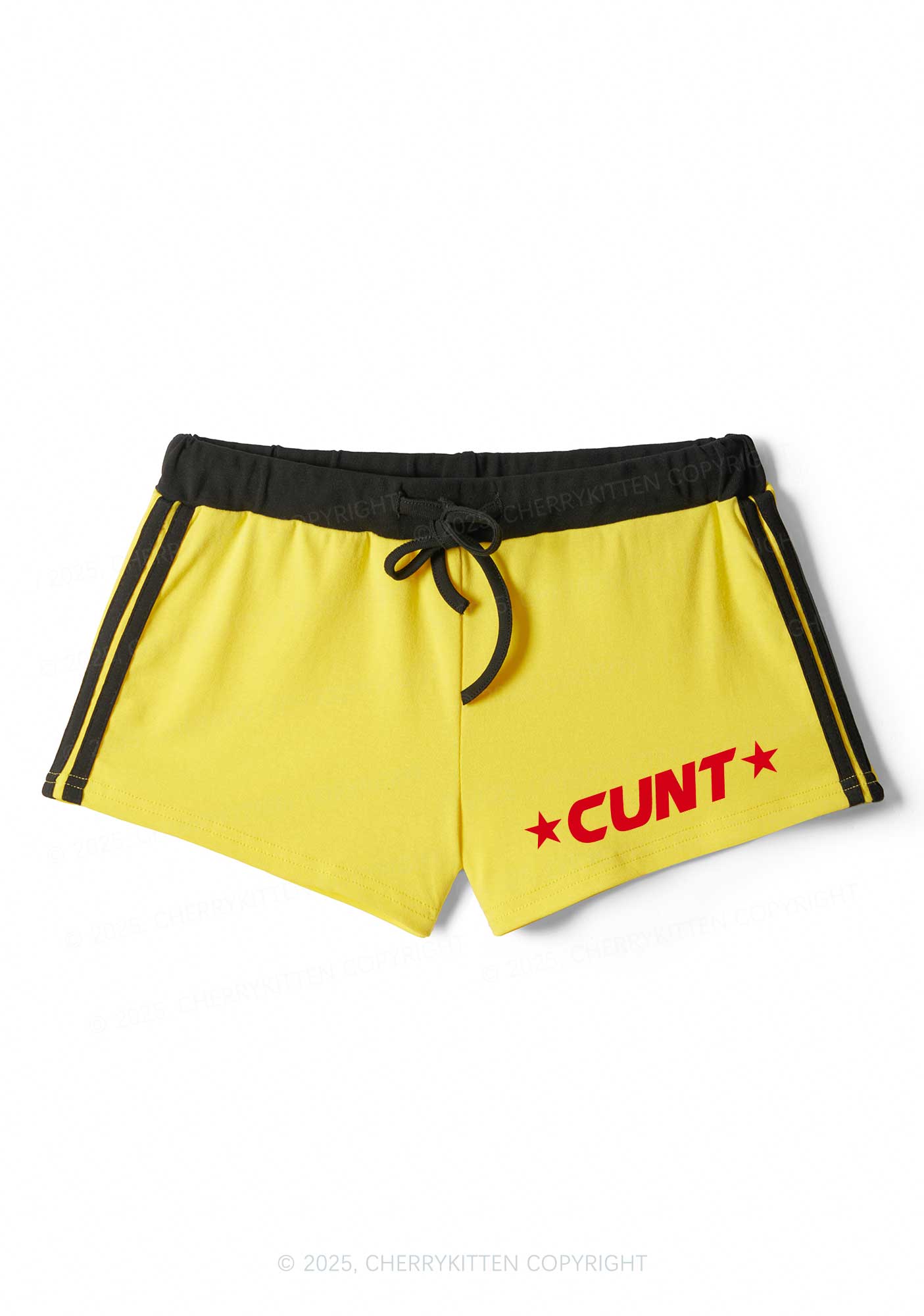 Star Count Y2K Drawstring Mini Shorts Cherrykitten
