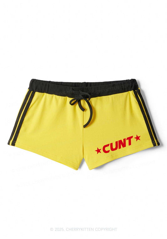 Star Count Y2K Drawstring Mini Shorts Cherrykitten