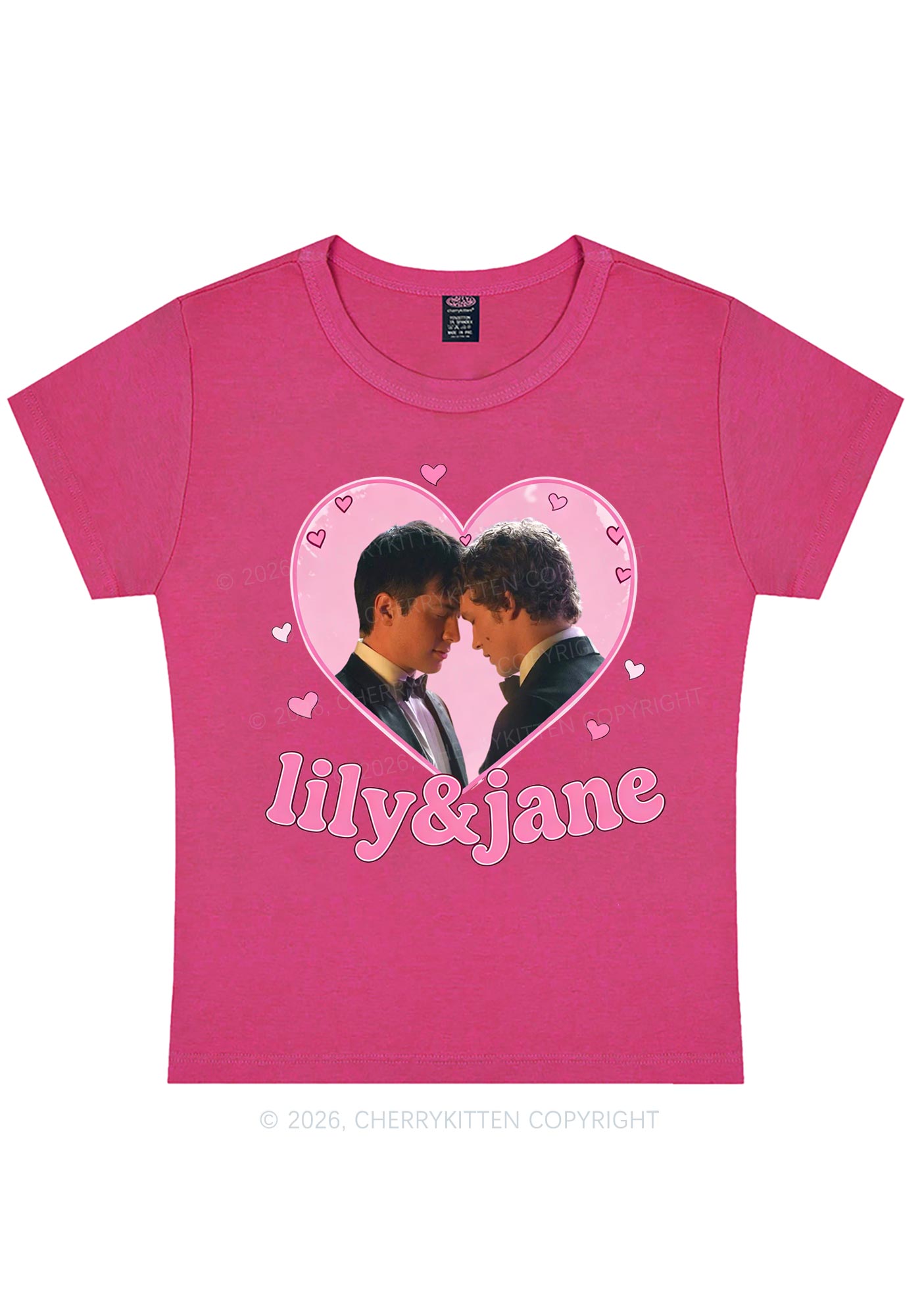 Lily And Jane HR Y2K Baby Tee Cherrykitten