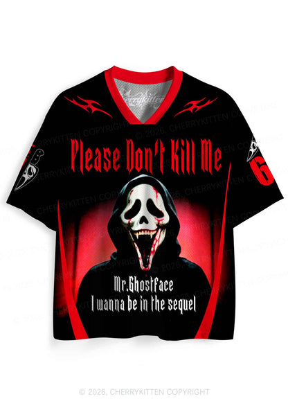 Halloween Please Dont Kill Me Y2K Sport Jersey Shirts Cherrykitten