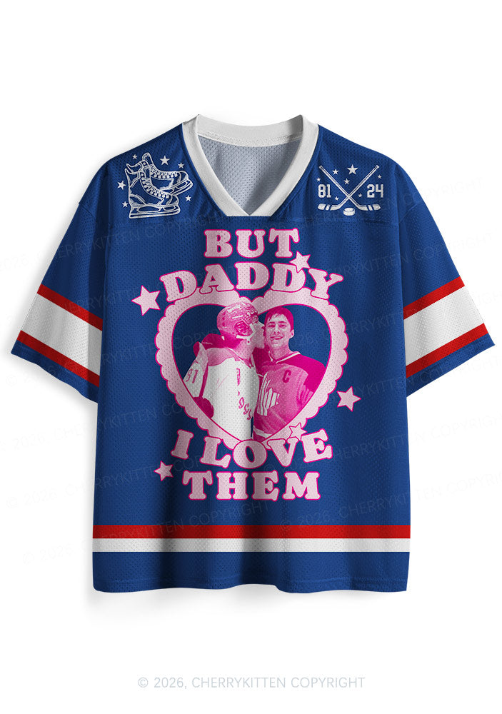 But Daddy I Love Them HR Y2K Sport Jersey Shirts Cherrykitten