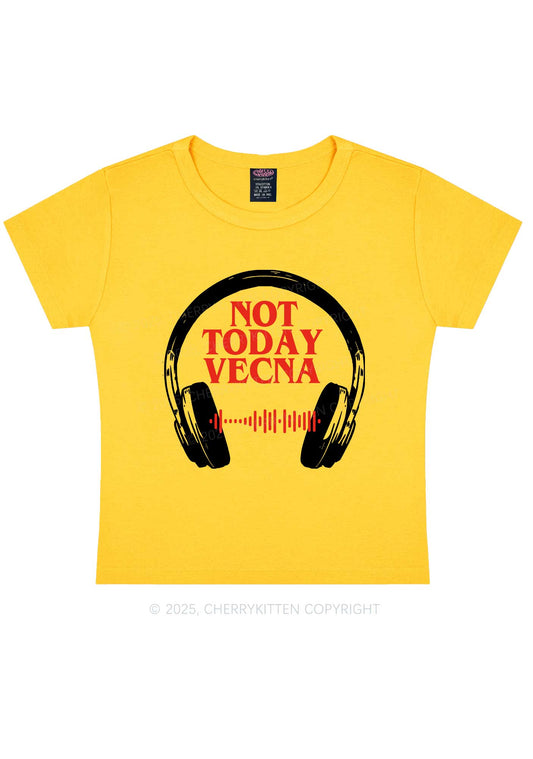 Custom Spotify Code Not Today Y2K Baby Tee Cherrykitten