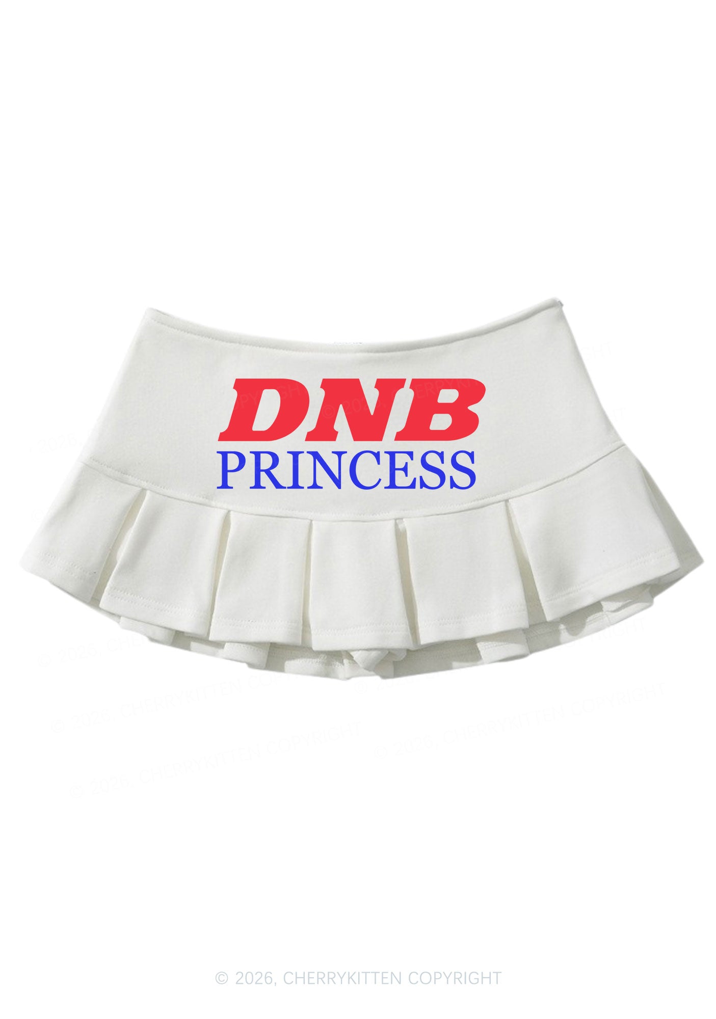 DNB Princess Y2K Mini Pleated Skirts Cherrykitten