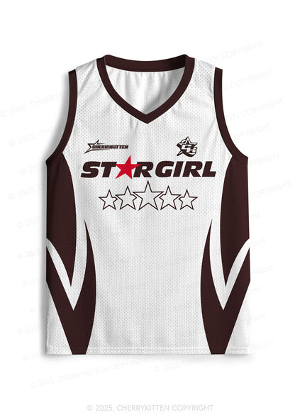 Custom Five Stars Girl Y2K Sport Jersey Tank Cherrykitten