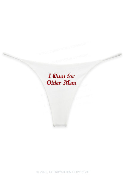 Glitter Come For Older Men Y2K Bikini String Thong Cherrykitten