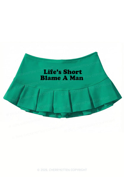 Blame A Man Y2K Mini Pleated Skirts Cherrykitten