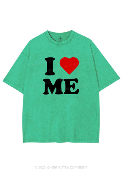 I Love Me Y2K Shirts Washed Tee Cherrykitten