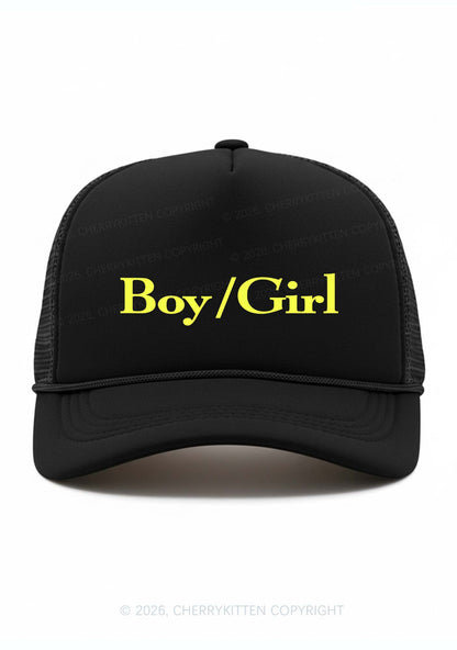 Boy Or Girl Pride Y2K Trucker Hat Cherrykitten