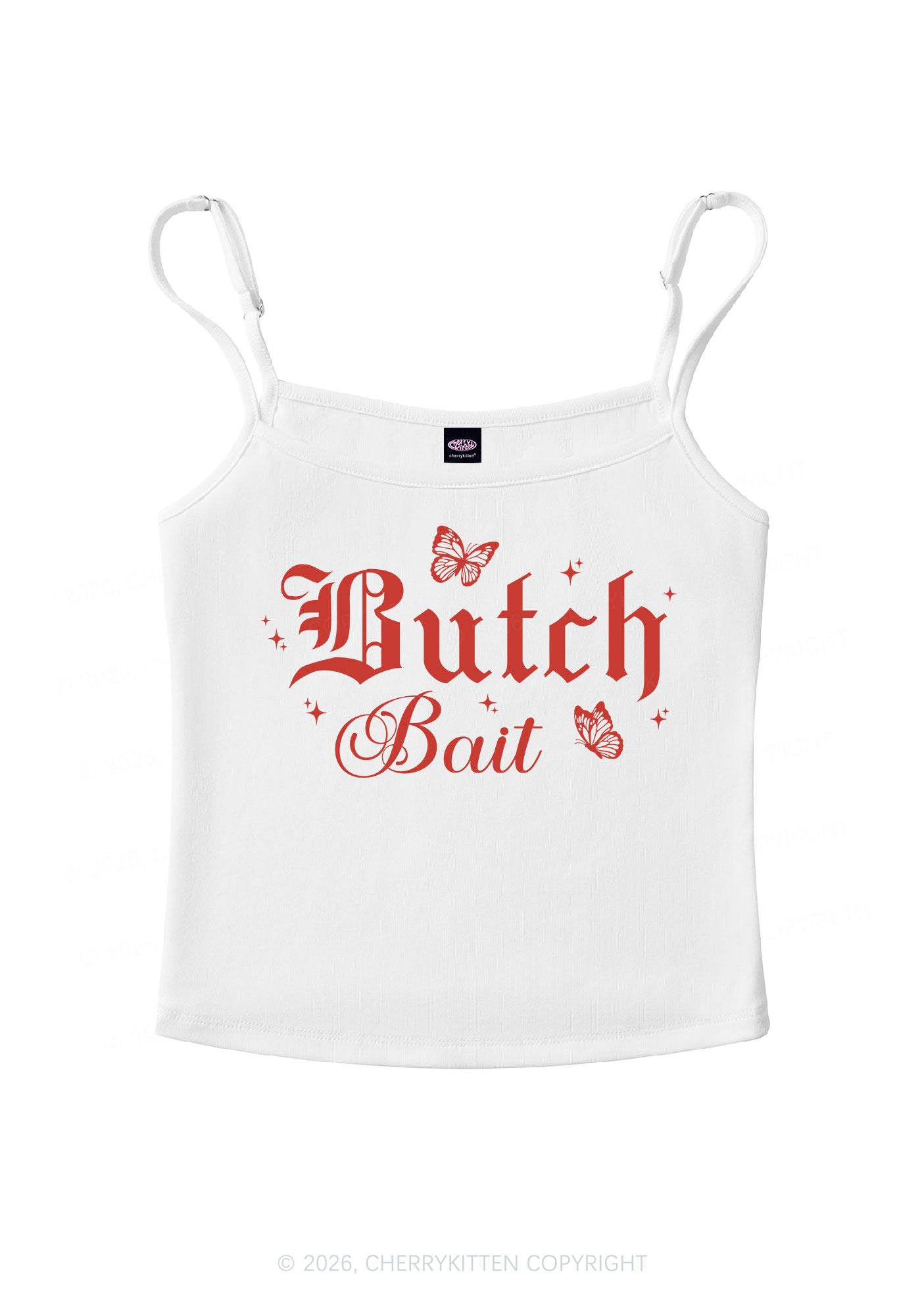 Butch Bait Pride Y2K Spaghetti Strap Cami Cherrykitten
