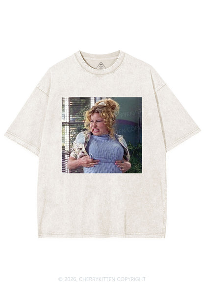 Huge Bxxb Blonde Y2K Shirts Washed Tee Cherrykitten