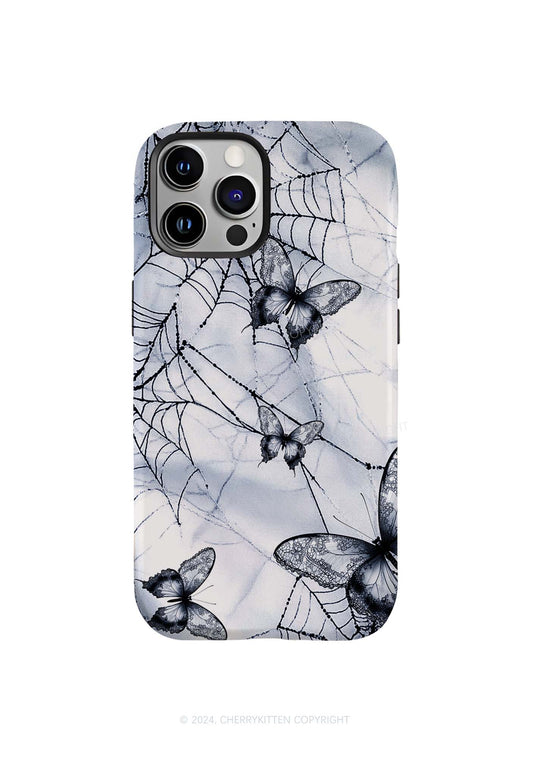 Web And Butterflies Y2K Phone Case Cherrykitten