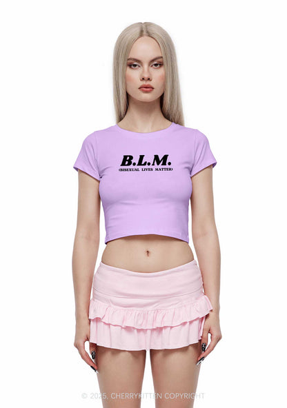 Bisexual Lives Matter Pride Y2K Baby Tee Cherrykitten