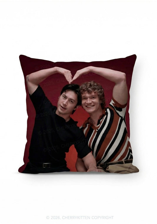 Heart In Red HR Y2K Ugly Pillow Cherrykitten