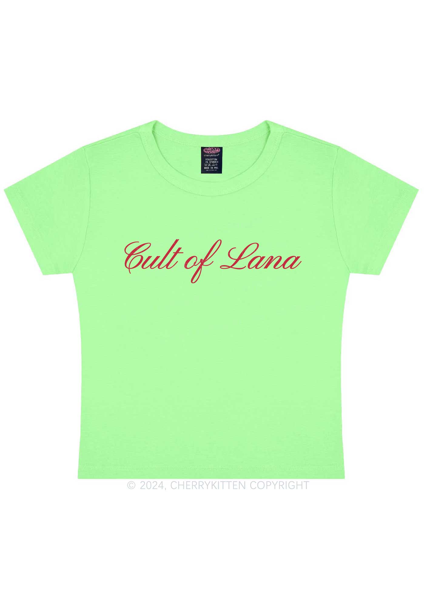 Cult Of Lana Y2K Baby Tee Cherrykitten