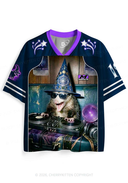 Wizard Opossum DJ Y2K Sport Jersey Shirts Cherrykitten