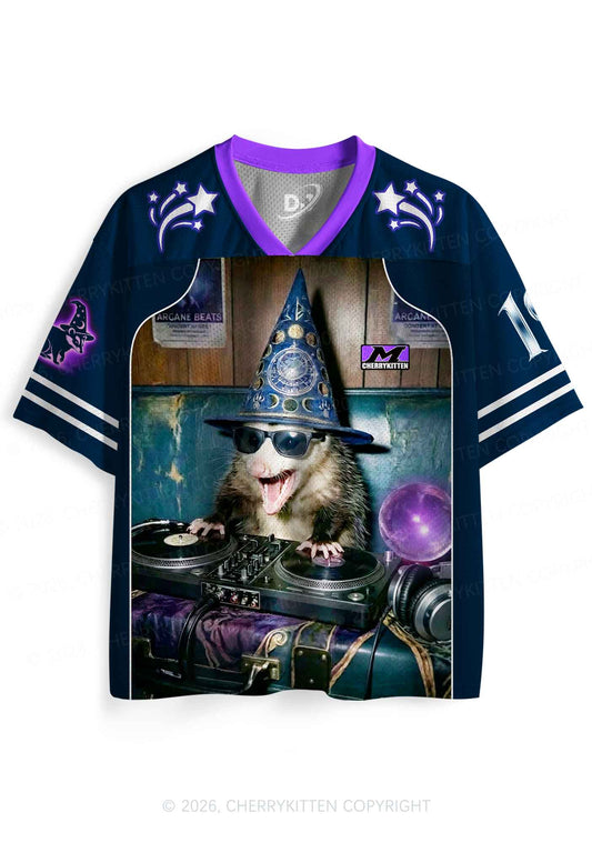 Wizard Opossum DJ Y2K Sport Jersey Shirts Cherrykitten