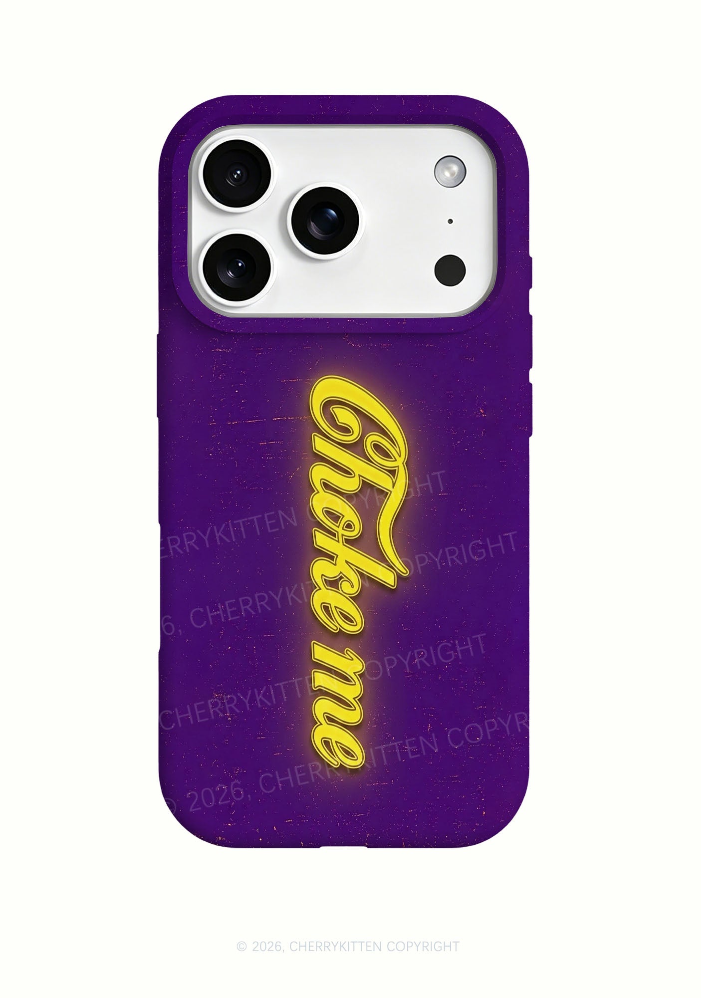Yellow Choke Me Y2K Phone Case Cherrykitten