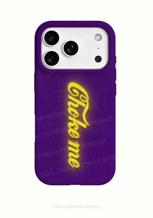 Yellow Choke Me Y2K Phone Case Cherrykitten
