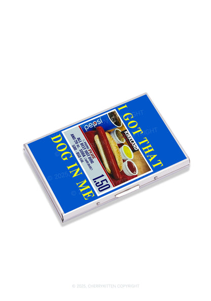 I Got That Hot Dog In Me Y2K Mirror Cigarette Case Cherrykitten