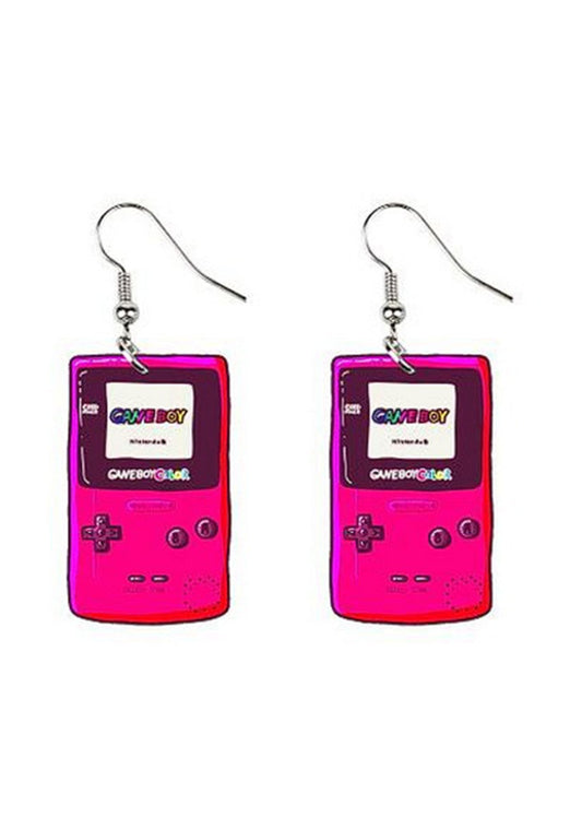 Pink Retro Game Console Y2K Earrings Cherrykitten