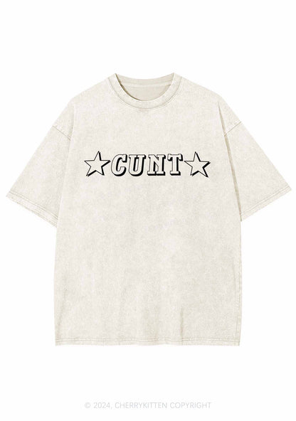 Star Count Y2K Washed Tee Cherrykitten