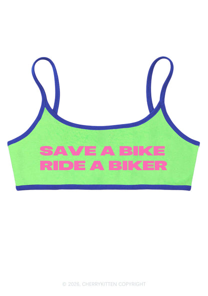 Ride A Biker Y2K Super Crop Cami Cherrykitten