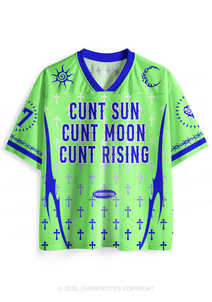Cxxt Sun Moon Rising Y2K Sport Jersey Shirts Cherrykitten