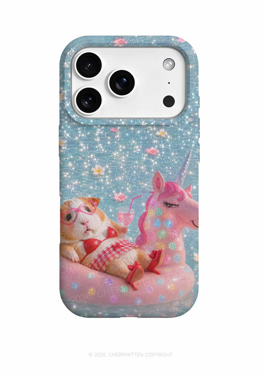 Guinea Pig On Unicorn Y2K Phone Case Cherrykitten
