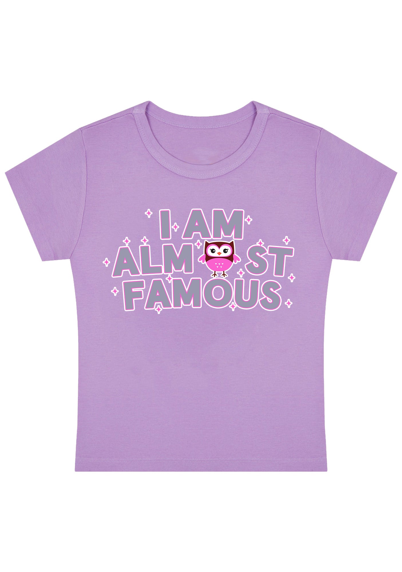 Curvy I Am Almost Famous Baby Tee