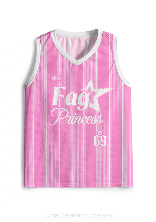Fag Princess Pride Y2K Sport Jersey Tank Cherrykitten