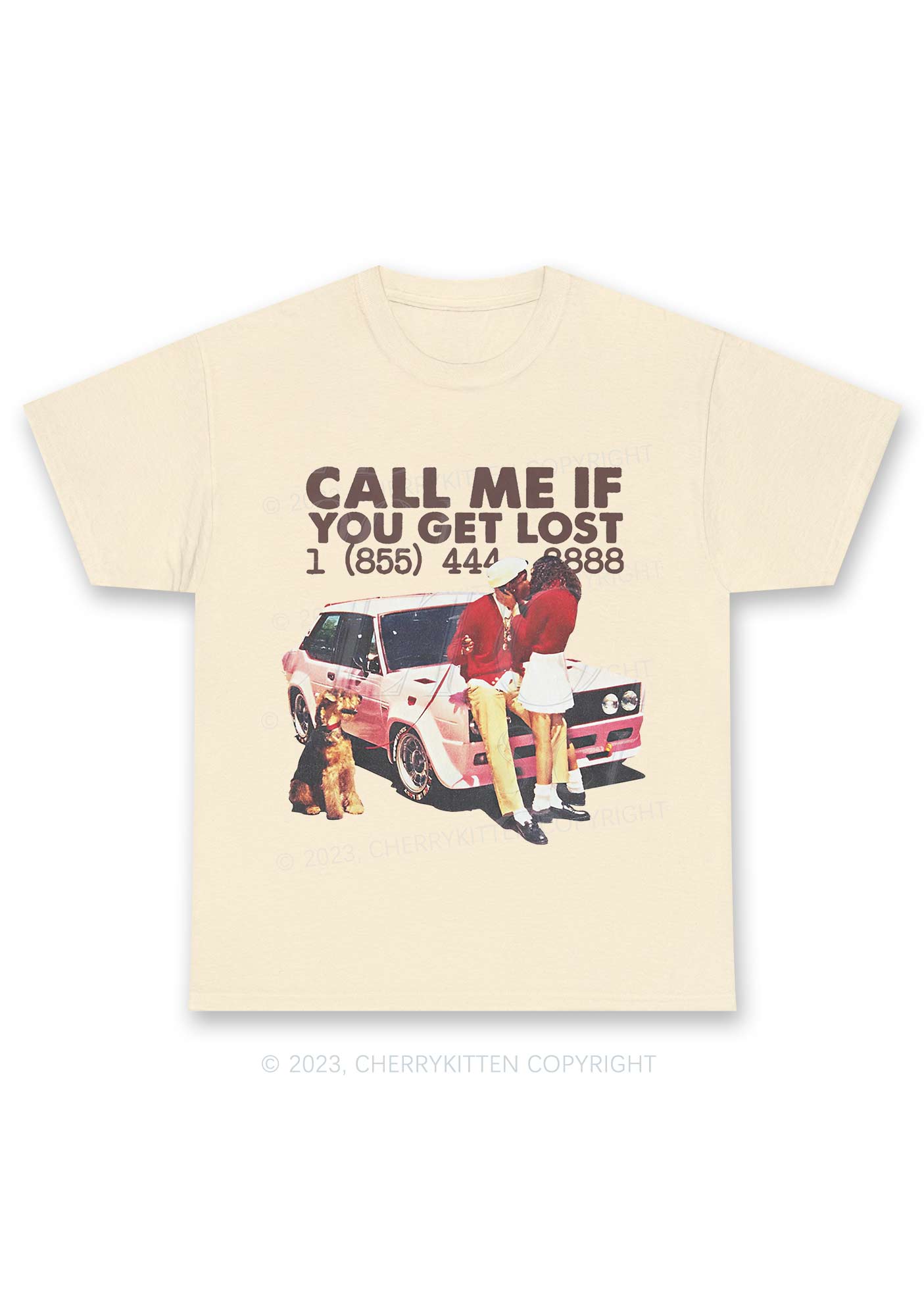 You Get Lost Chunky Shirt Cherrykitten