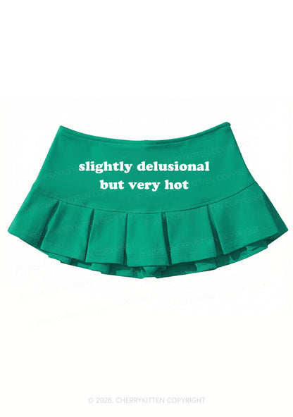 Slightly Delusional But Very Hot Y2K Mini Pleated Skirts Cherrykitten