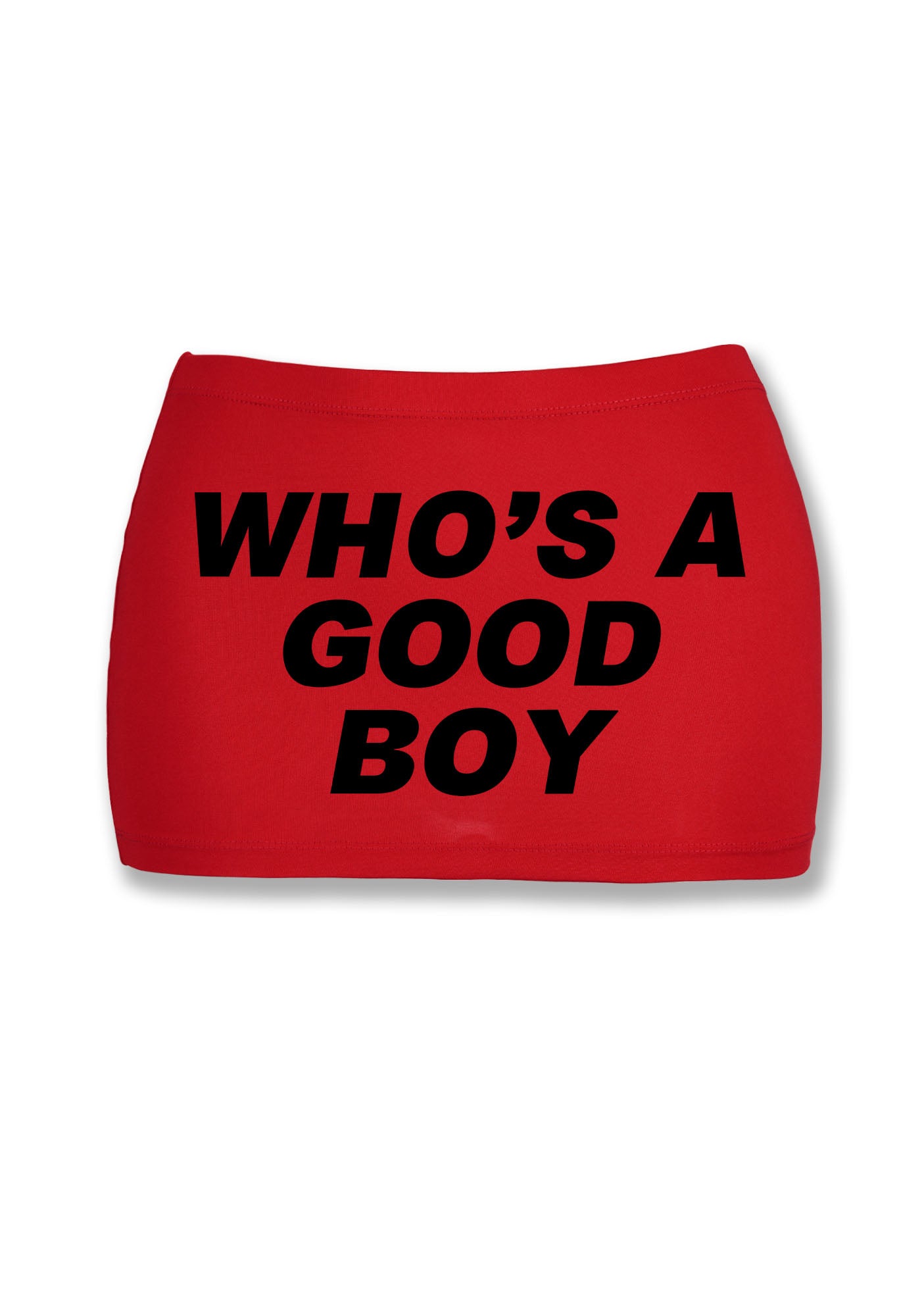 Who's A Good Boy Y2K Mini Hip Skirt Cherrykitten