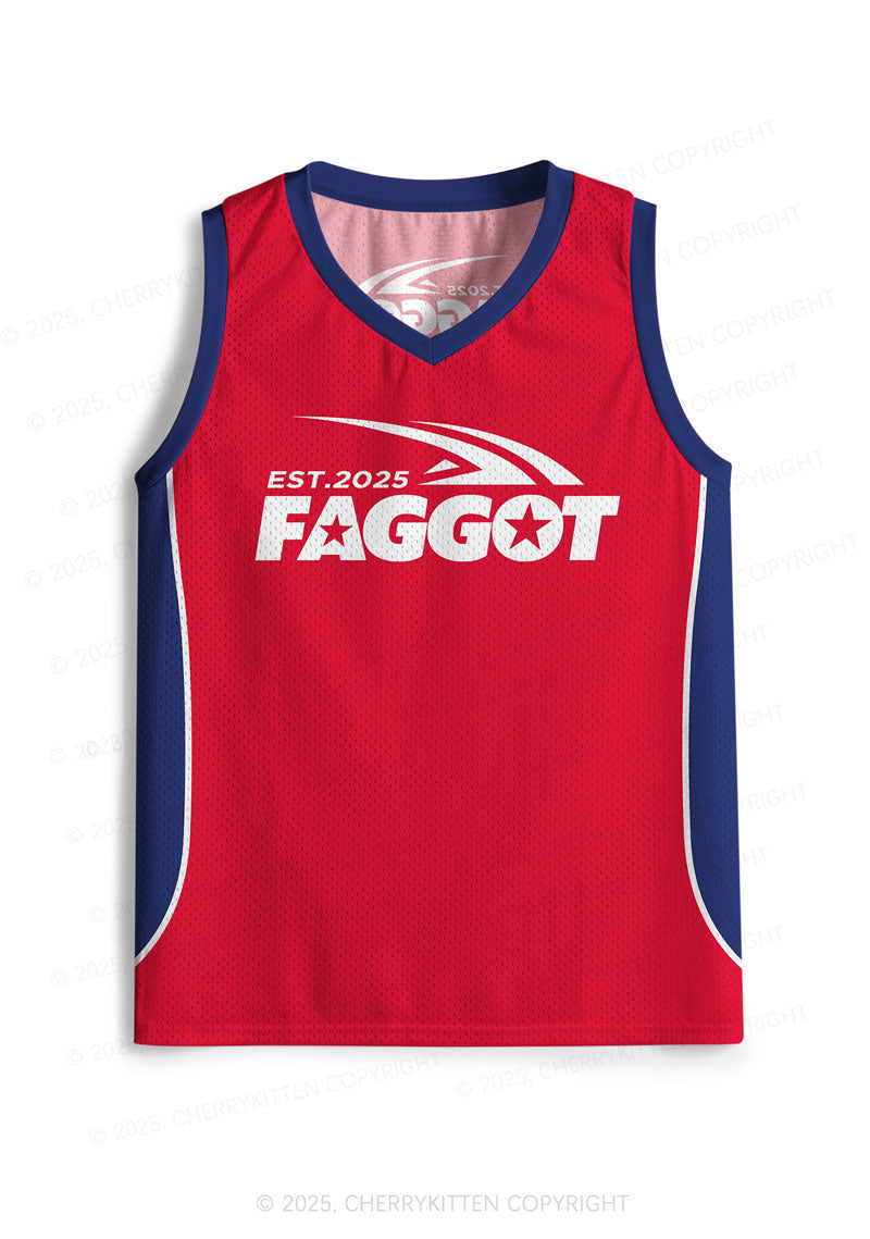 Custom Red Faggot Pride Y2K Sport Jersey Tank Cherrykitten