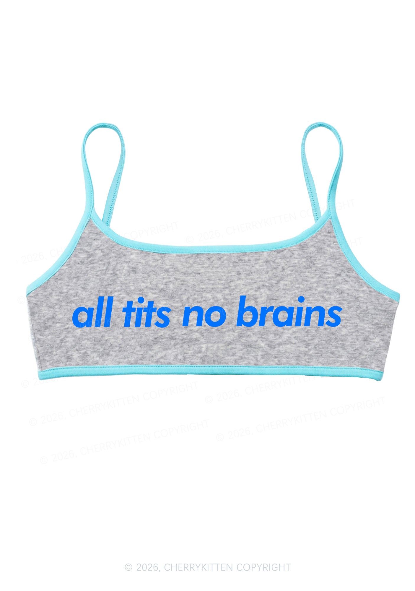 All Txts No Brains Y2K Super Crop Cami Cherrykitten