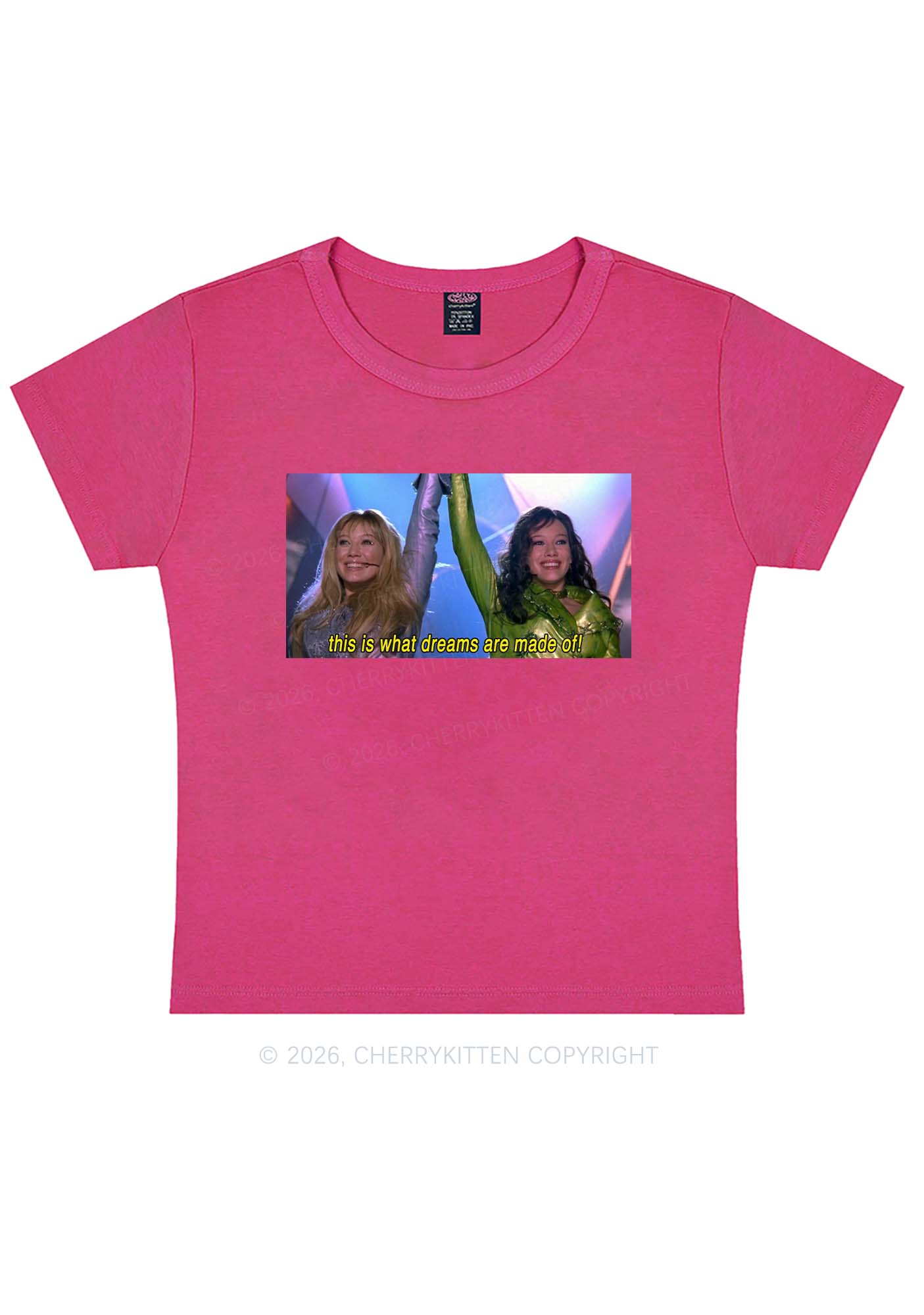This Is What Dreams Are Y2K Baby Tee Cherrykitten