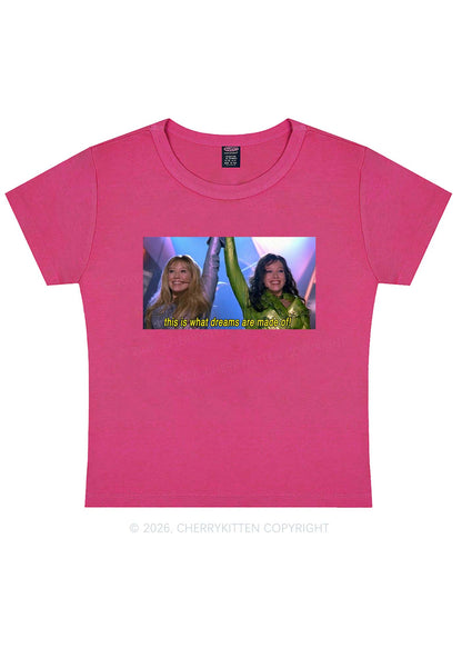 This Is What Dreams Are Y2K Baby Tee Cherrykitten