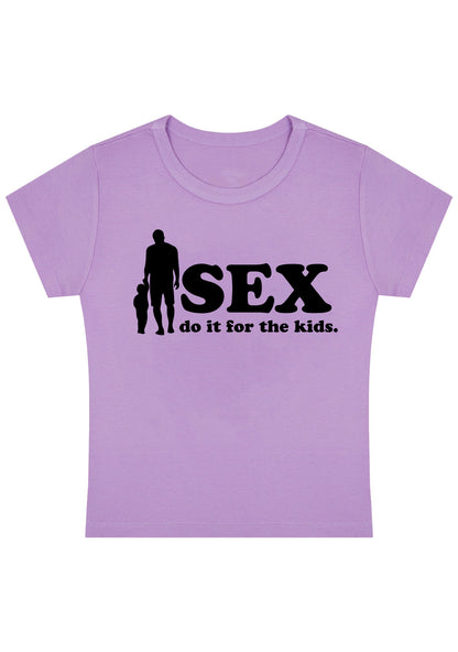 Curvy Do It For The Kids  Baby Tee