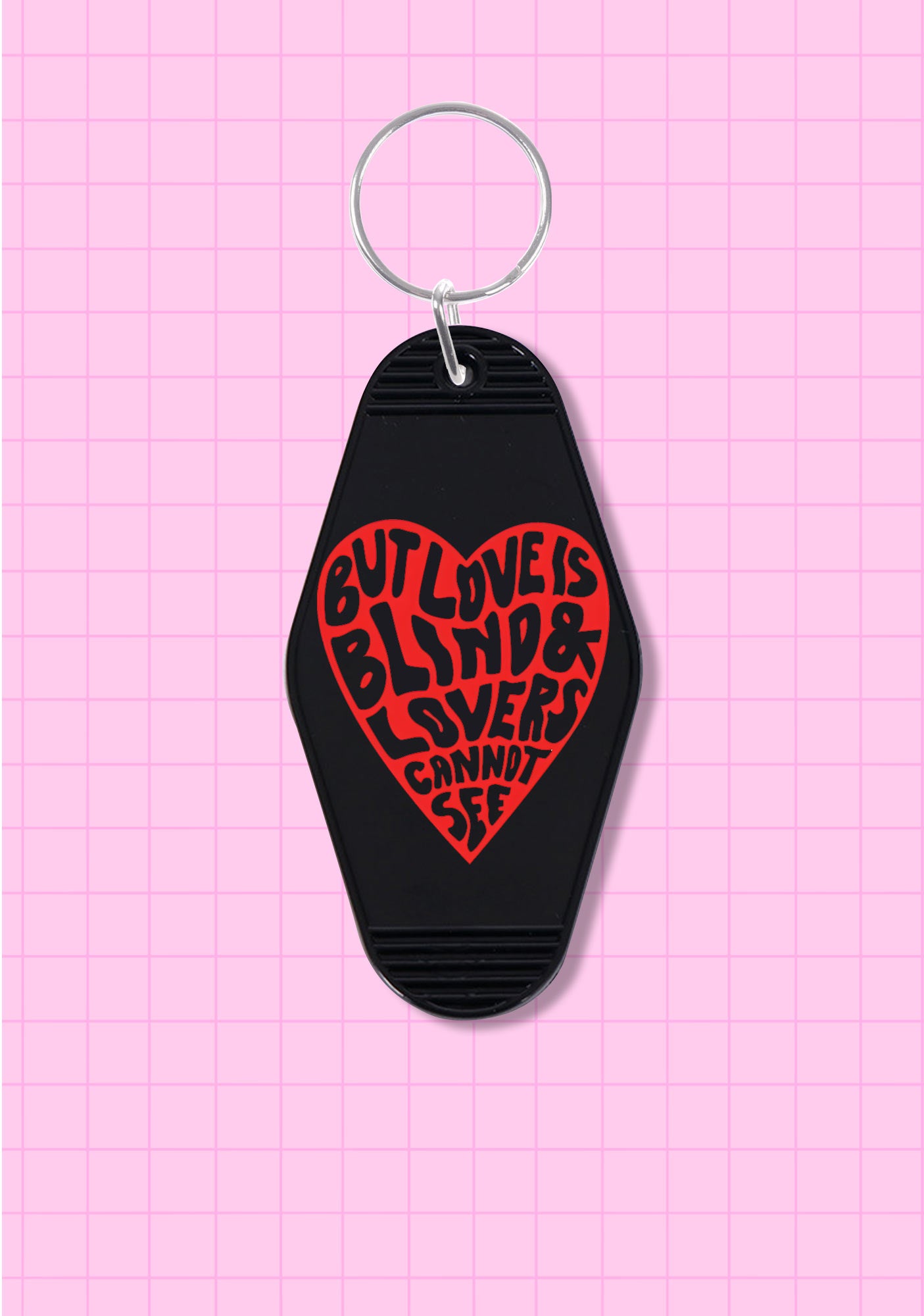 Love Is Blind 1Pc Y2K Hotel Keychain Cherrykitten