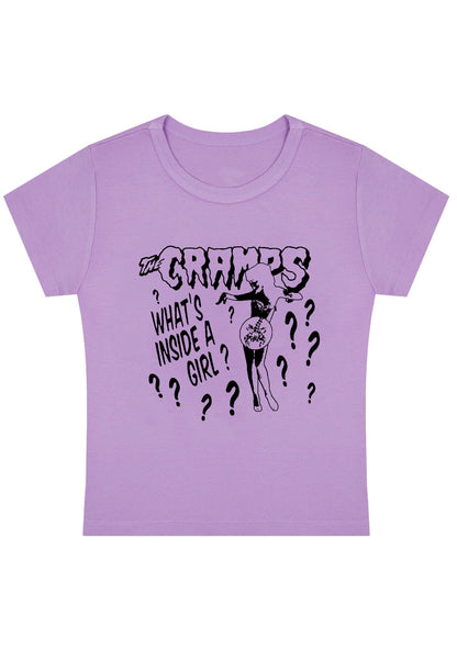 Curvy What's Inside A Girl Baby Tee