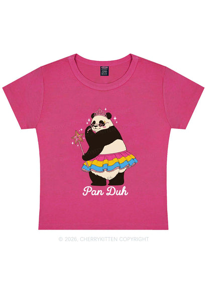Pan Duh Pride Y2K Baby Tee Cherrykitten